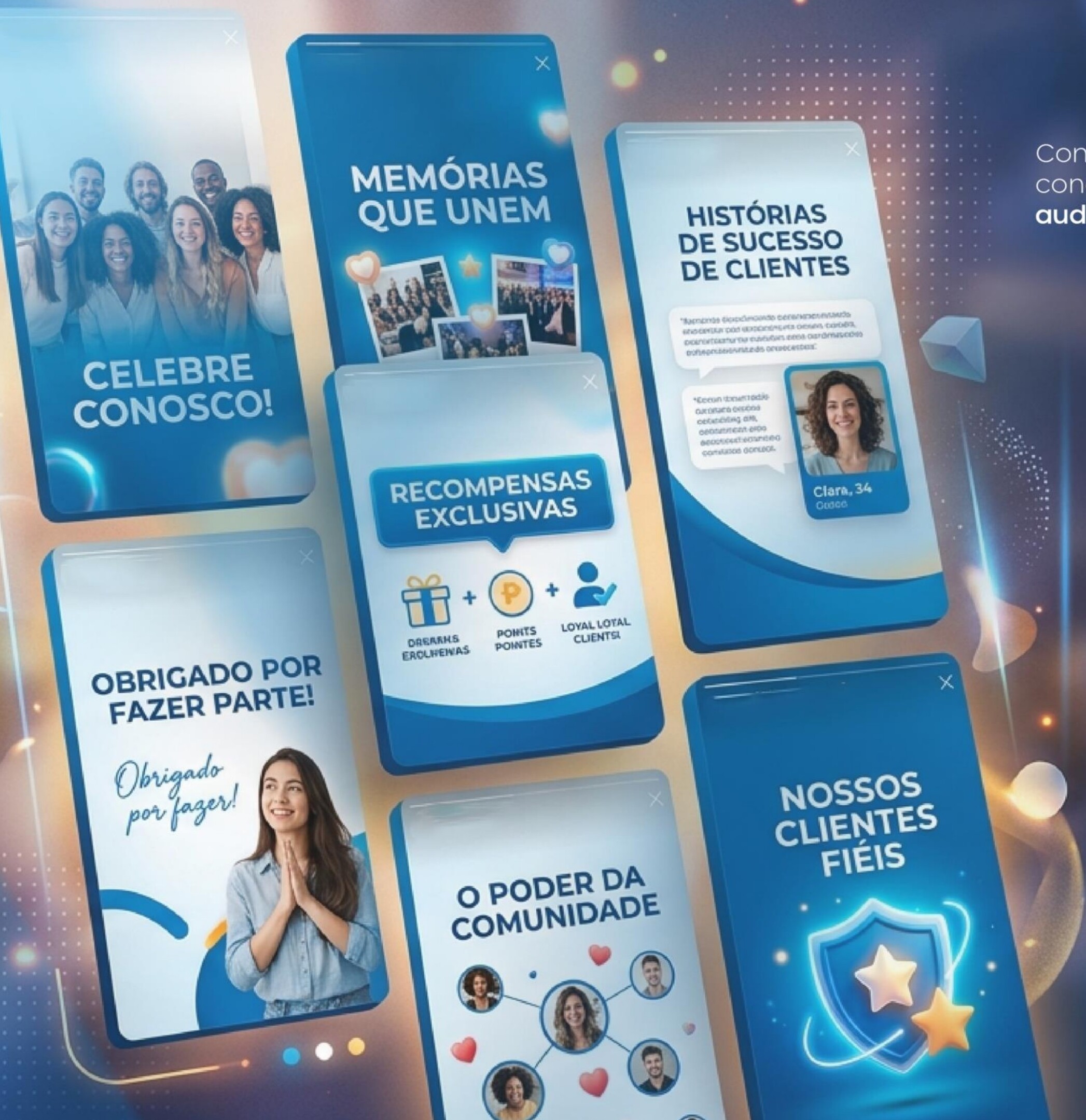 Mockups de conteúdo V7 Company